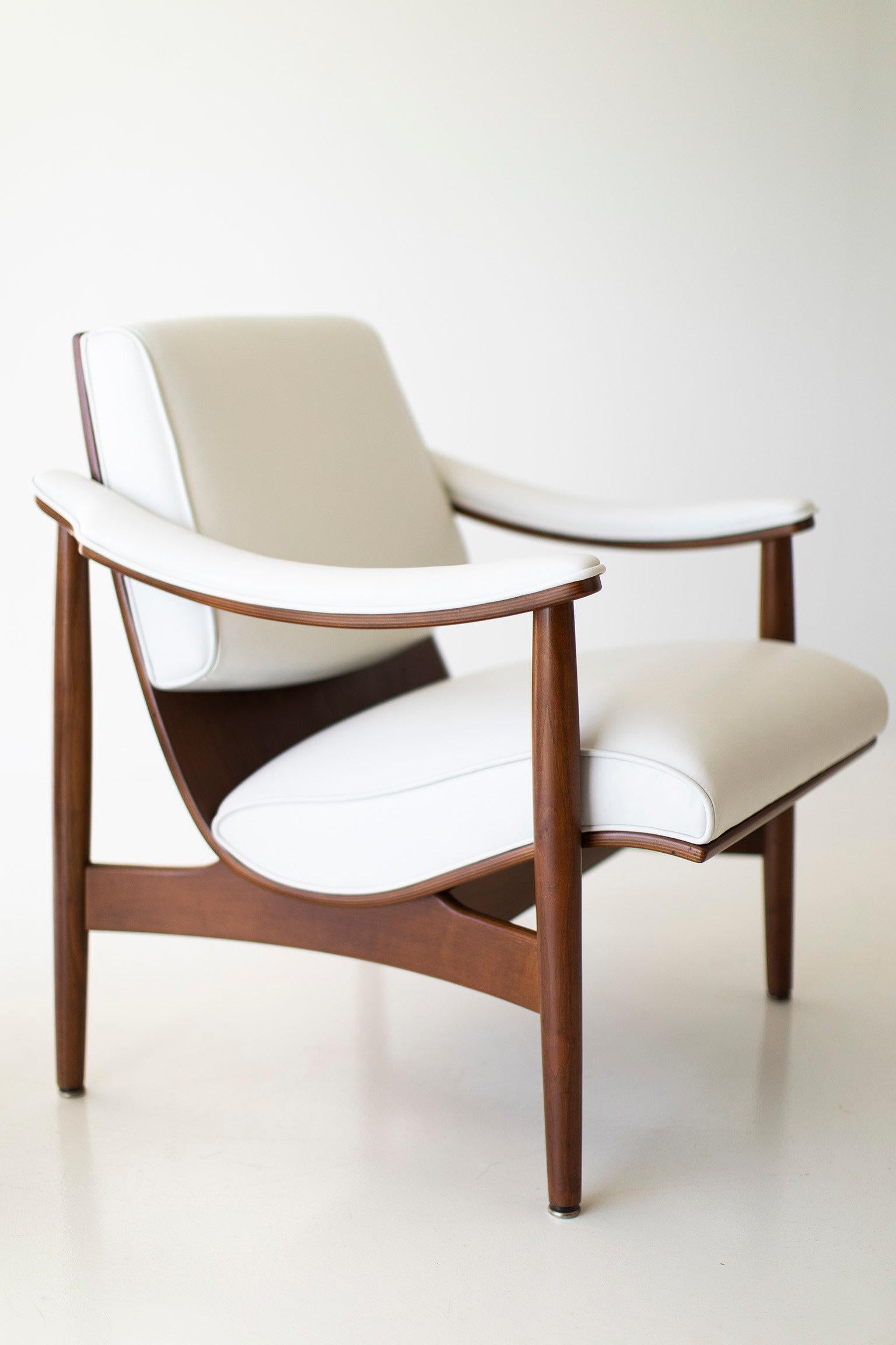 Walnut Modern Thonet Lounge Chairs