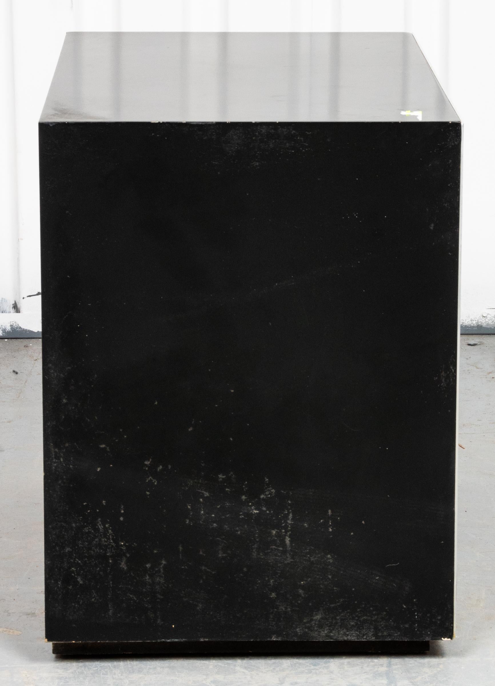 Modern Three Drawer Night Stand In Good Condition In Astoria, NY