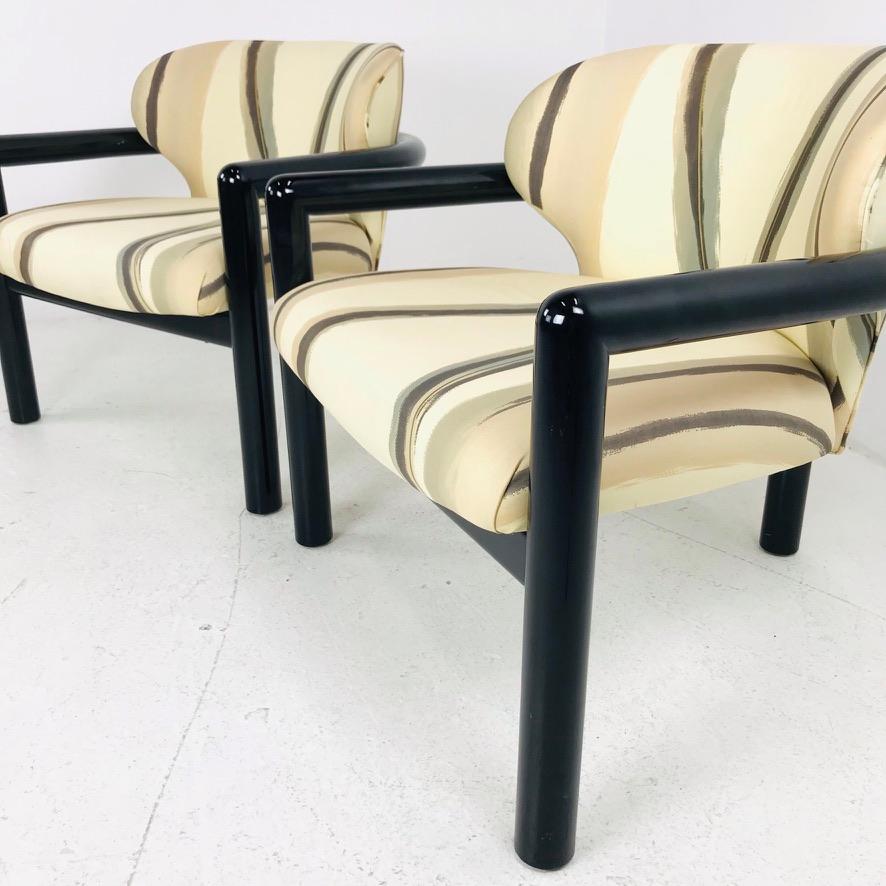 Late 20th Century Modern Three Legged Lounge Chair For Sale