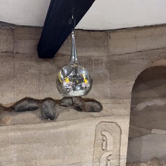 Modern Three Light Glass Candle Holder Globe