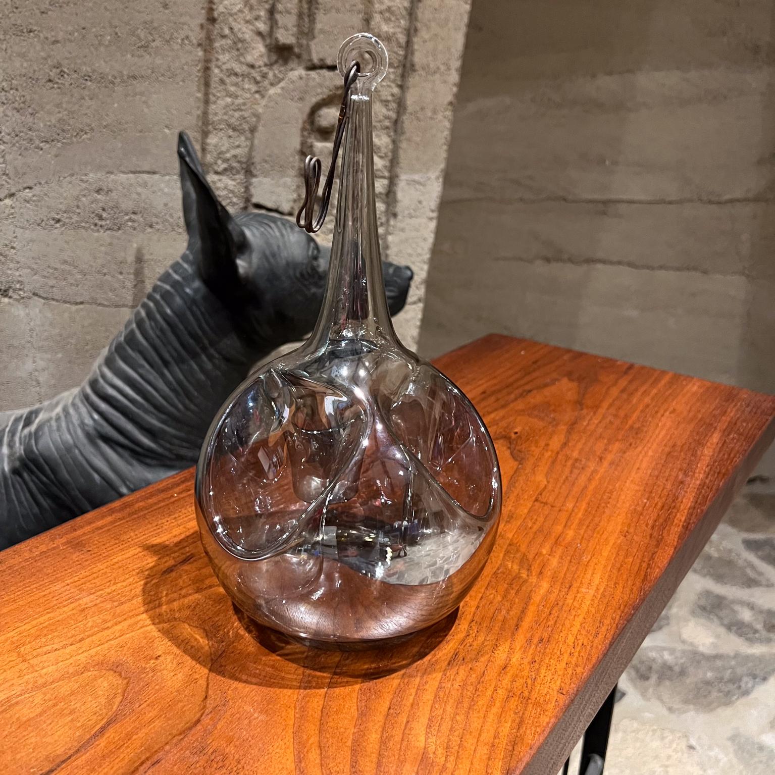 Moderner Glas-Kerzenständer Globe mit drei Lichtern im Angebot 3