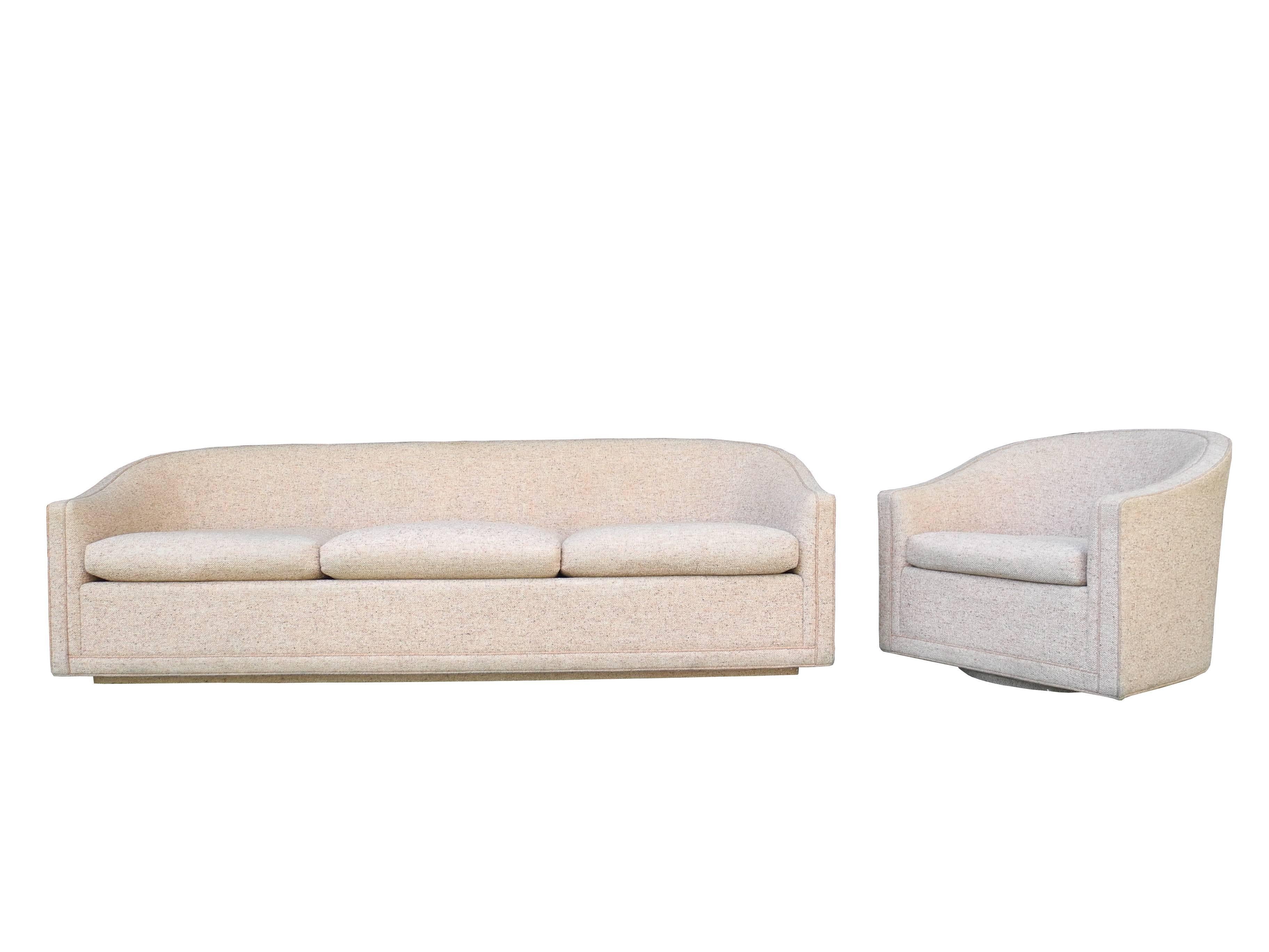 Modern Three-Seat Sofa by Benjamin Baldwin for Larsen Furniture For Sale 3