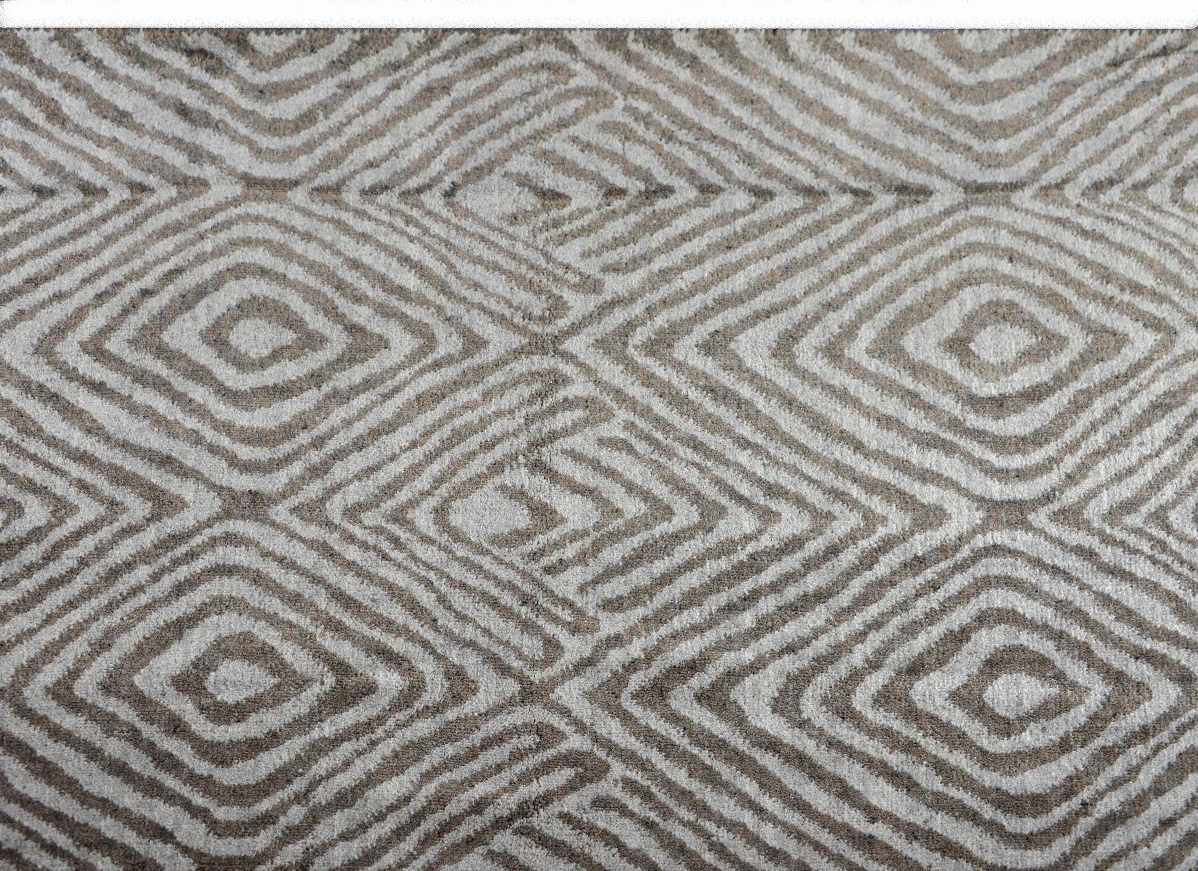 Modern Thumbprint Rug For Sale 1