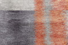 Modern Tibetan Art Deco Style “Alfonsina Rustic” Rug by Doris Leslie Blau