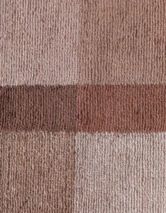 Modern Tibetan “Dune” Design Hand-Knotted Silk Rug by Doris Leslie Blau