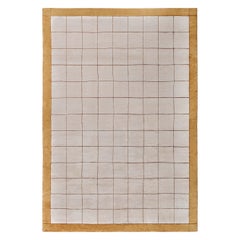 Tappeto moderno tibetano geometrico in seta di Doris Leslie Blau