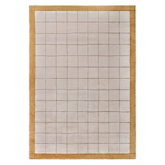 Modern Tibetan Geometric Silk Rug by Doris Leslie Blau Modern Tibetan Geometric Silk Rug by Doris Leslie Blau