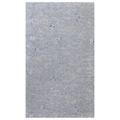 Modern Tibetan 'Hummingbird' Silk and Wool Rug by Doris Leslie Blau