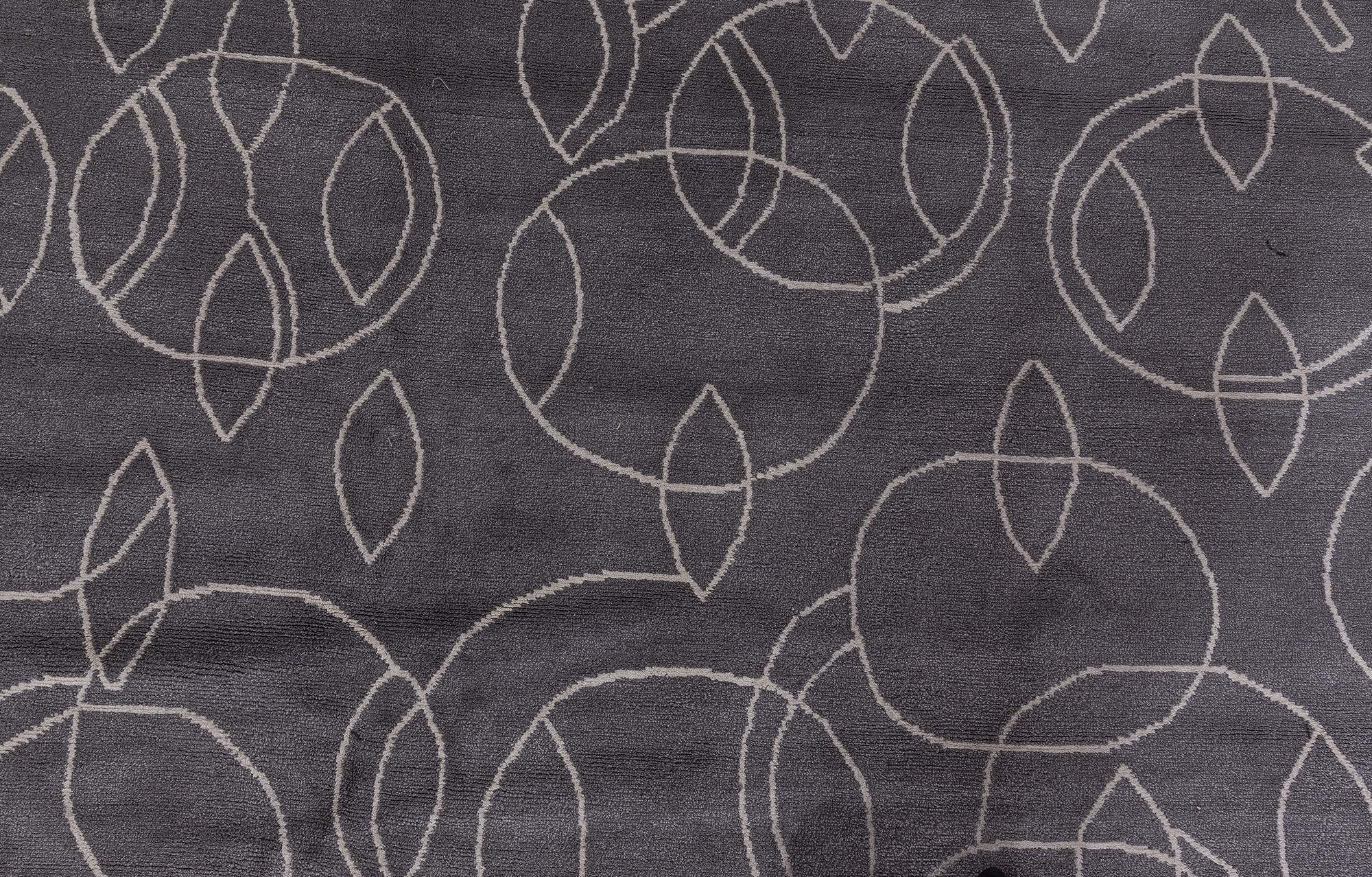 Modern Tibetan ‘Hummingbird’ Silk & Wool Rug by Doris Leslie Blau.
Size: 11'10