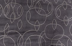 Modern Tibetan ‘Hummingbird’ Silk & Wool Rug by Doris Leslie Blau
