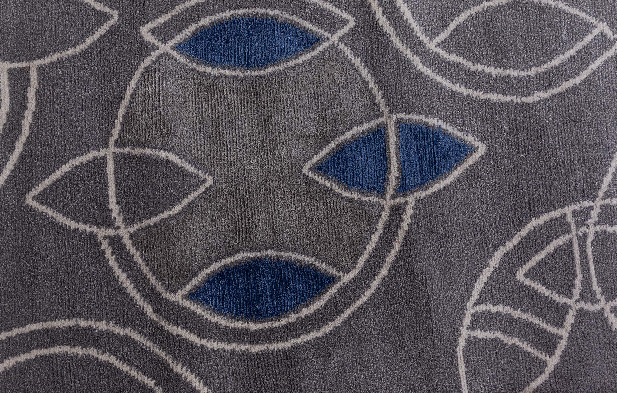 Modern Tibetan ‘Hummingbird’ Silk & Wool Rug by Doris Leslie Blau For Sale 2