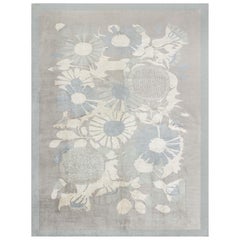 Tappeto di seta tibetano moderno 'Lily Design II' di Doris Leslie Blau