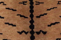 Modern Tibetan “Tiger” Wool Rug by Doris Leslie Blau