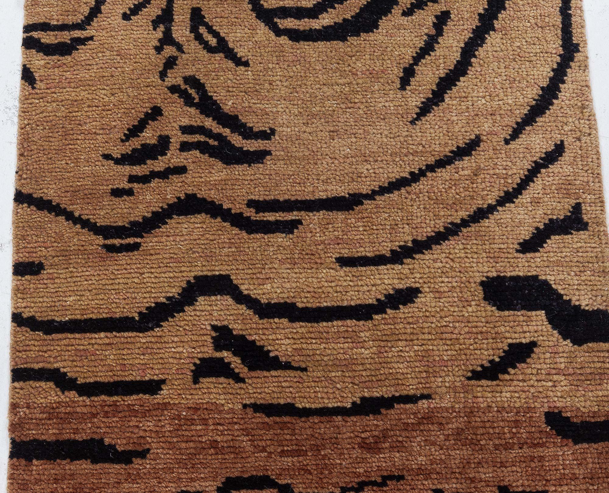 Modern Tibetan “Tiger” Wool Rug by Doris Leslie Blau In New Condition For Sale In New York, NY