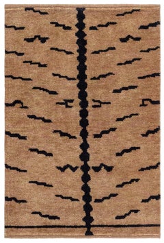 Modern Tibetan “Tiger” Wool Rug by Doris Leslie Blau