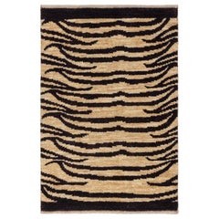 Modern Tibetan “Tiger” Wool Rug by Doris Leslie Blau