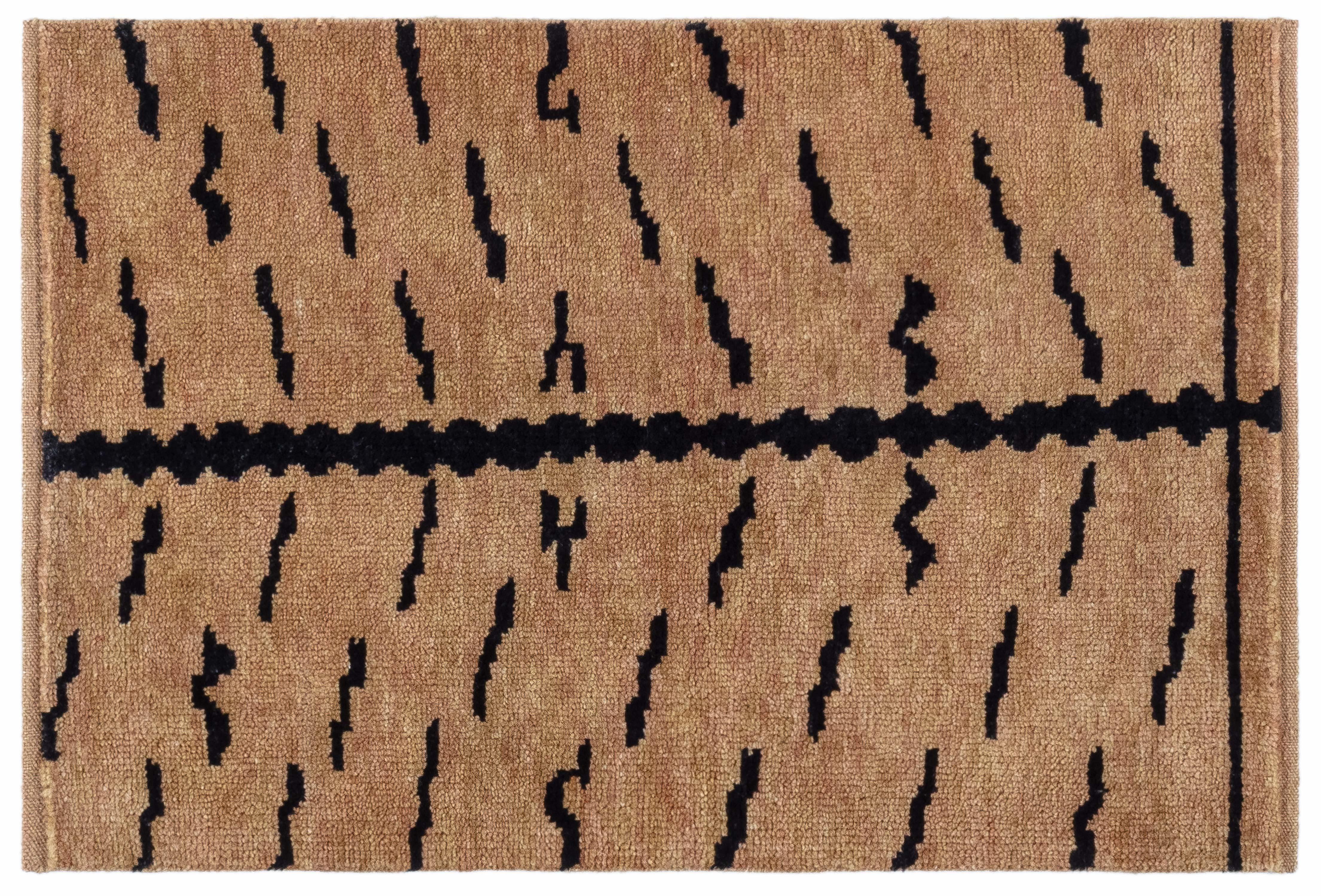 Tappeto tibetano moderno in lana "Tiger" di Doris Leslie Blau