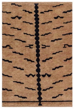 Modern Tibetan “Tiger” Wool Rug by Doris Leslie Blau