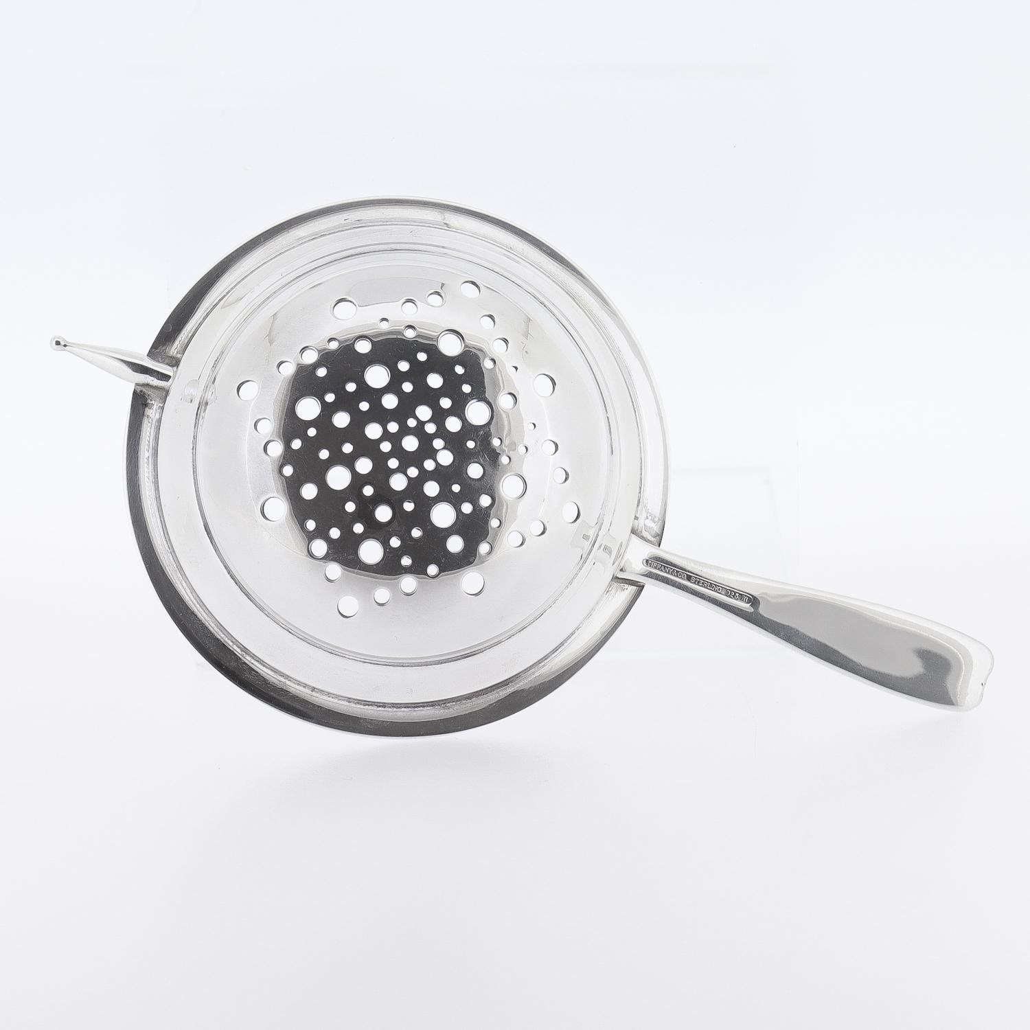 Modern Tiffany & Co. Sterling Silver Tea Strainer 3