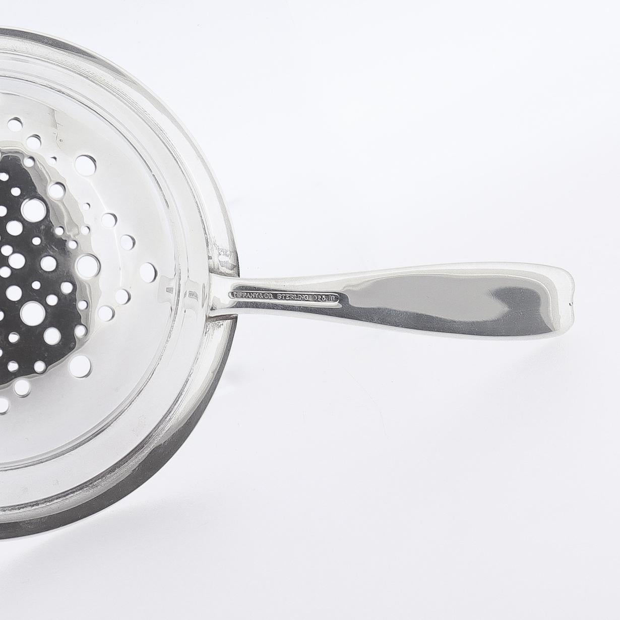 Modern Tiffany & Co. Sterling Silver Tea Strainer 4