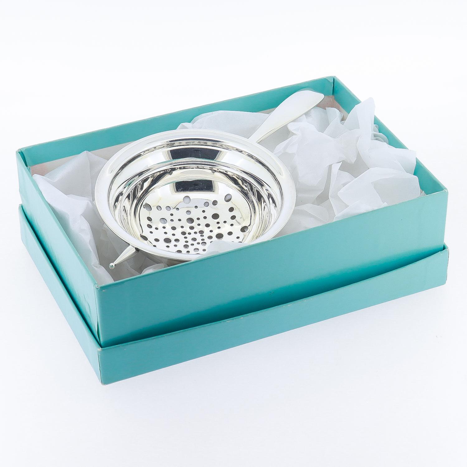 Modern Tiffany & Co. Sterling Silver Tea Strainer 5