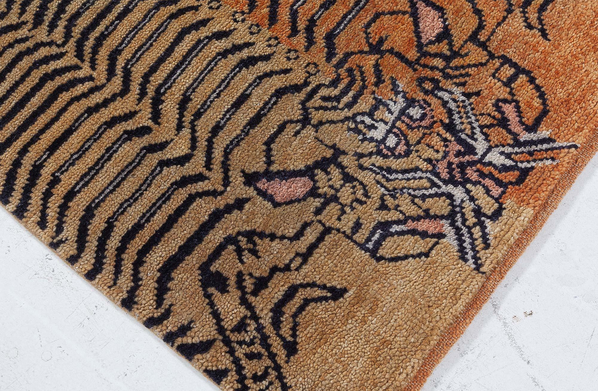 Alfombra Tigre Moderna de Doris Leslie Blau Indio en venta