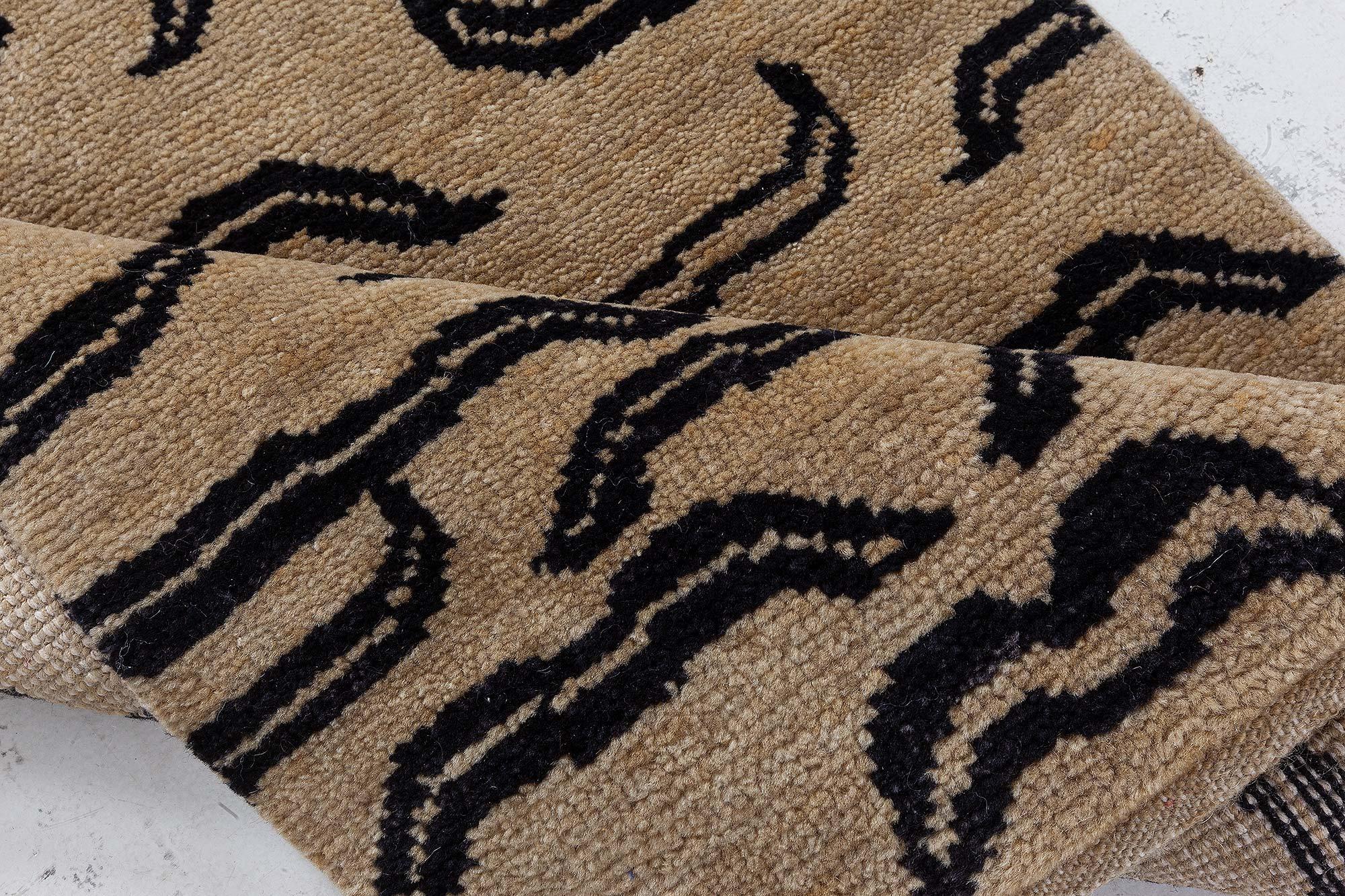 Alfombra Tigre Moderna de Doris Leslie Blau Indio en venta