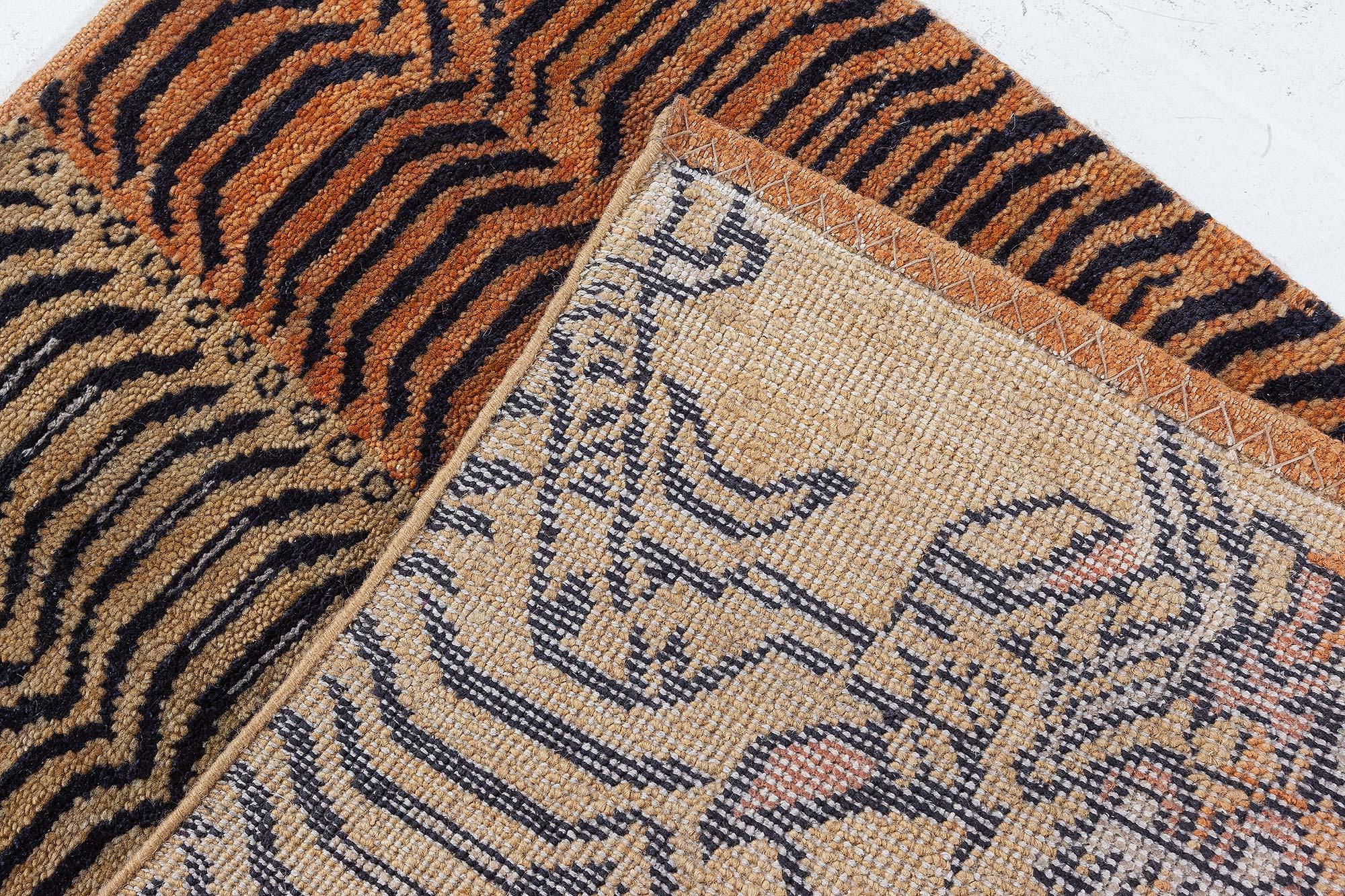 Alfombra Tigre Moderna de Doris Leslie Blau Anudado a mano en venta