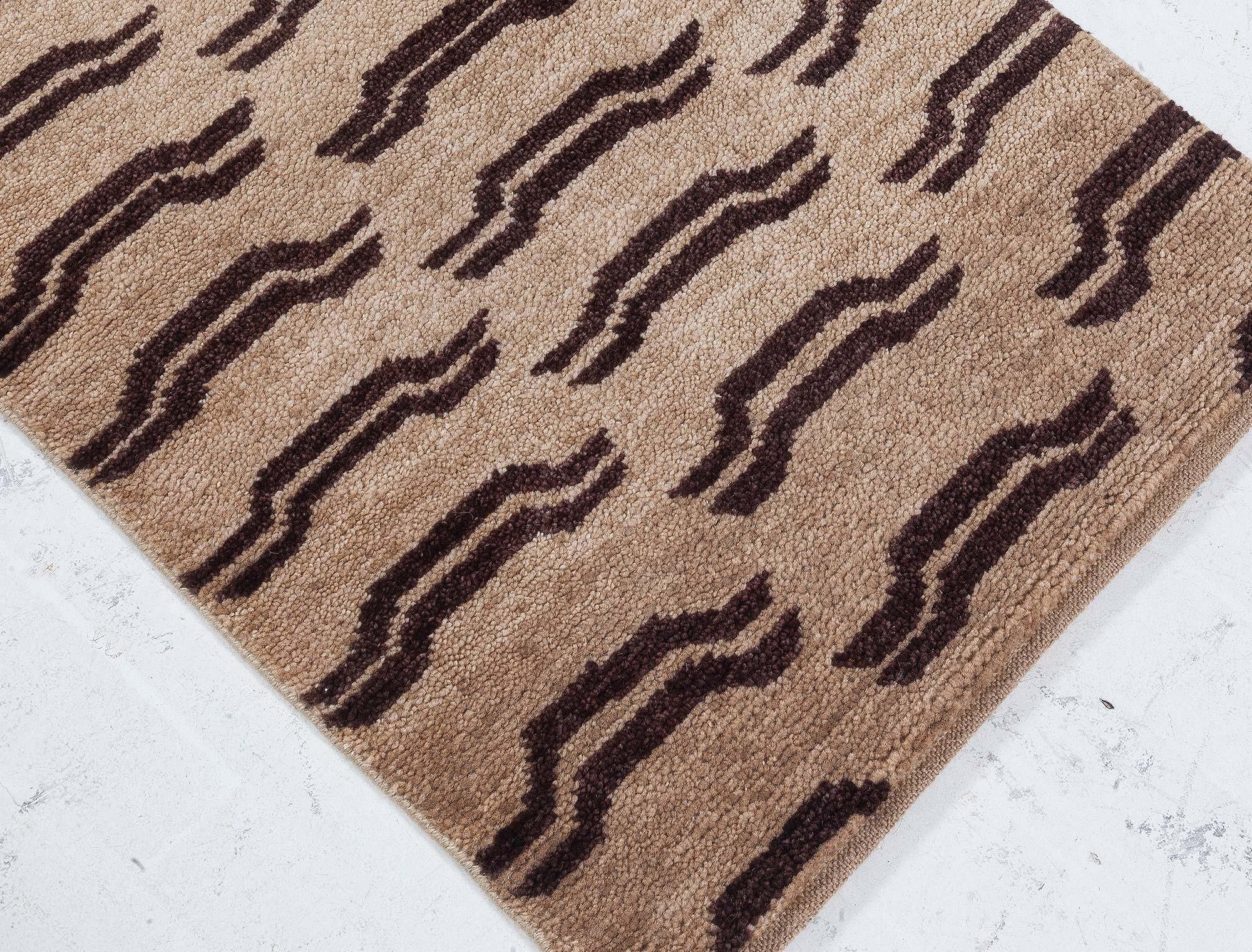 Alfombra Tigre Moderna de Doris Leslie Blau Anudado a mano en venta