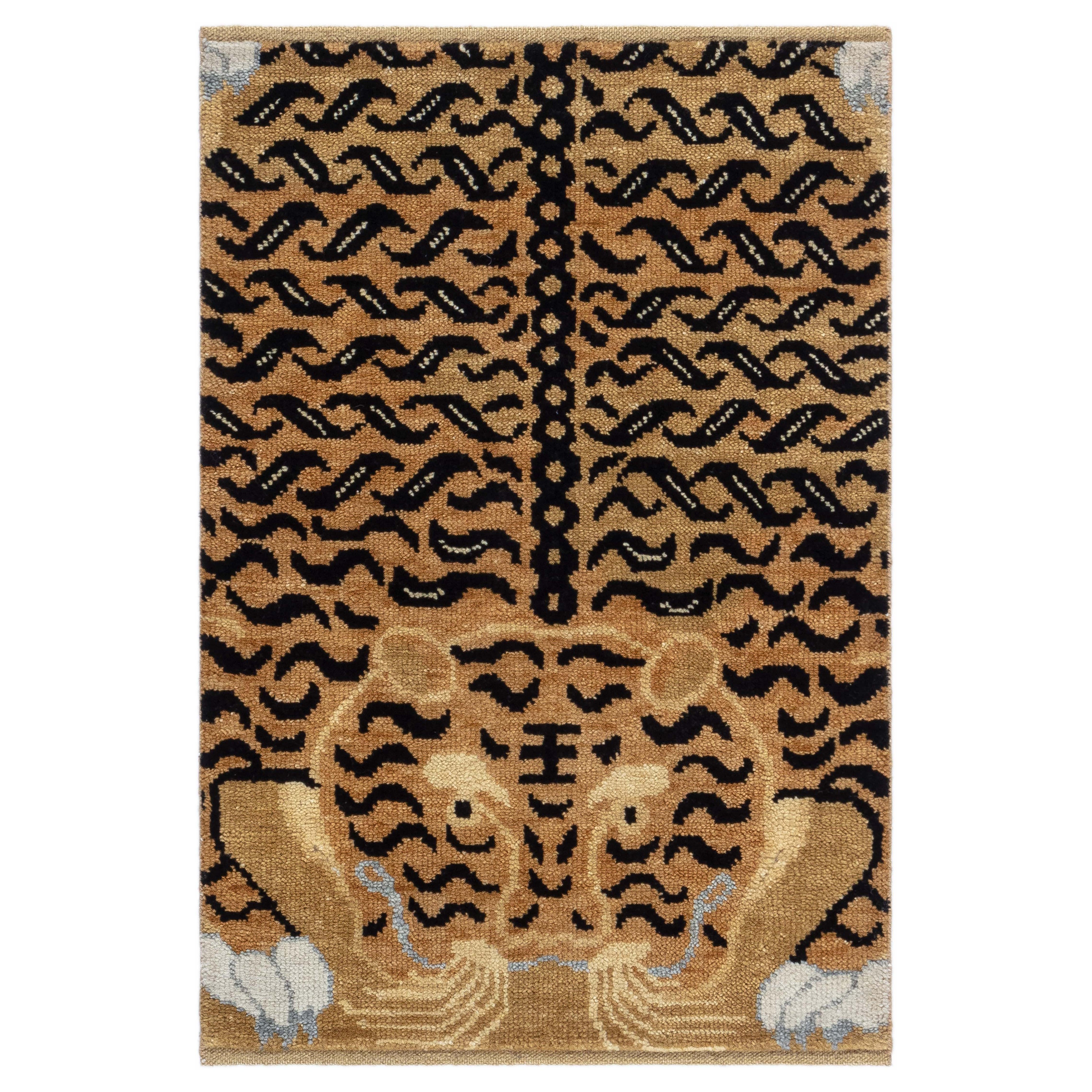 Modern Tiger Rug by Doris Leslie Blau For Sale