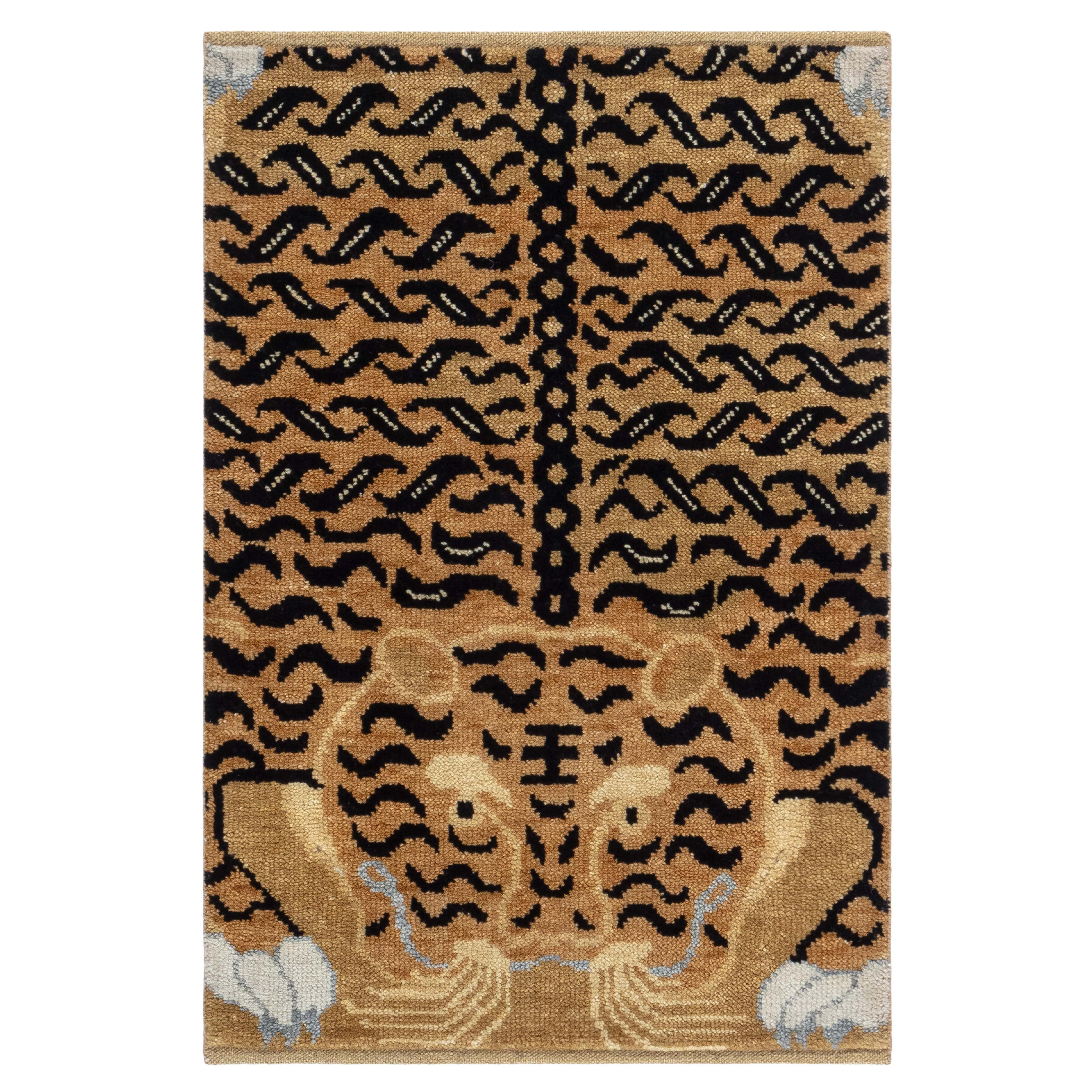 Modern Tiger Rug by Doris Leslie Blau For Sale