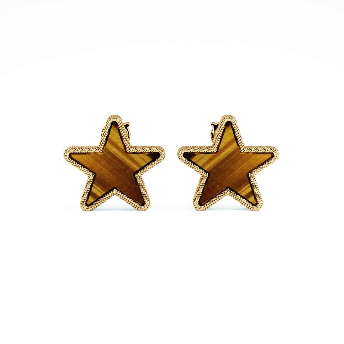 star bamboo earrings