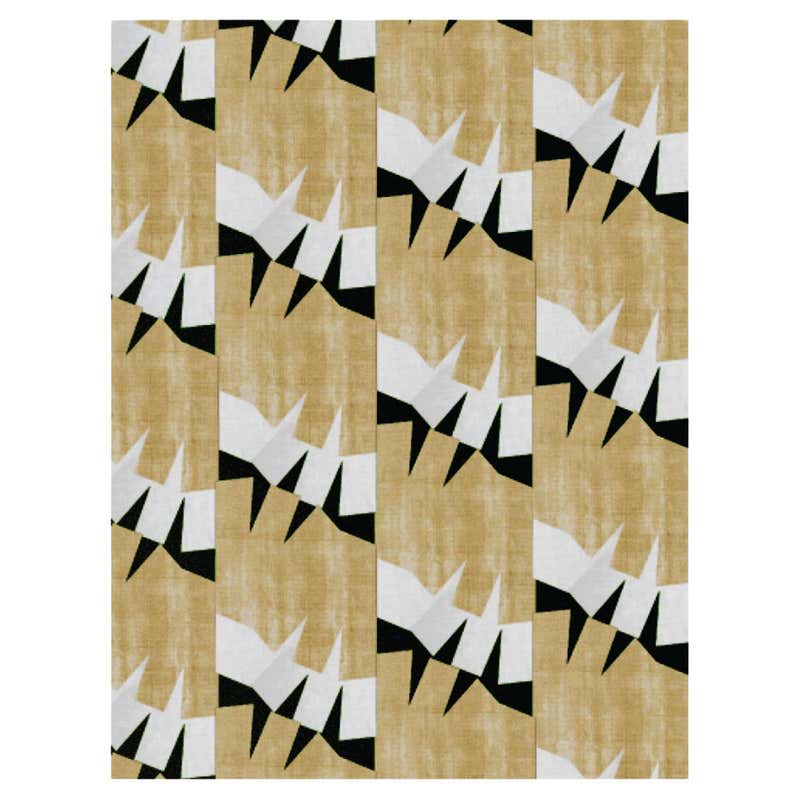 Modern Memphis Design Rectangular Shape Abstract Pattern Hand-Tufted ...