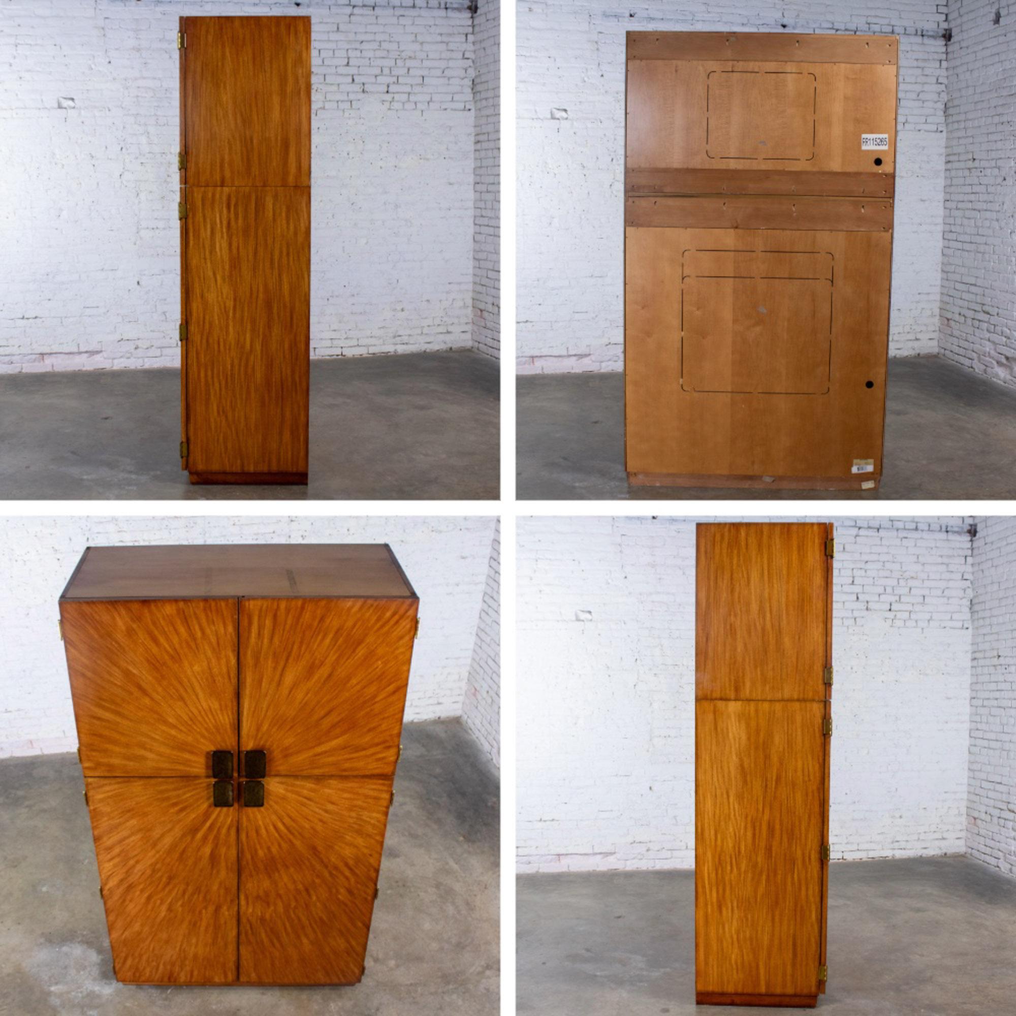 Modern to Art Deco Revival Entertainment Arbus Armoire 6000 Series by Henredon en venta 8