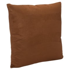 Modern Tobacco Suede Decorative Pillows by MOGUL