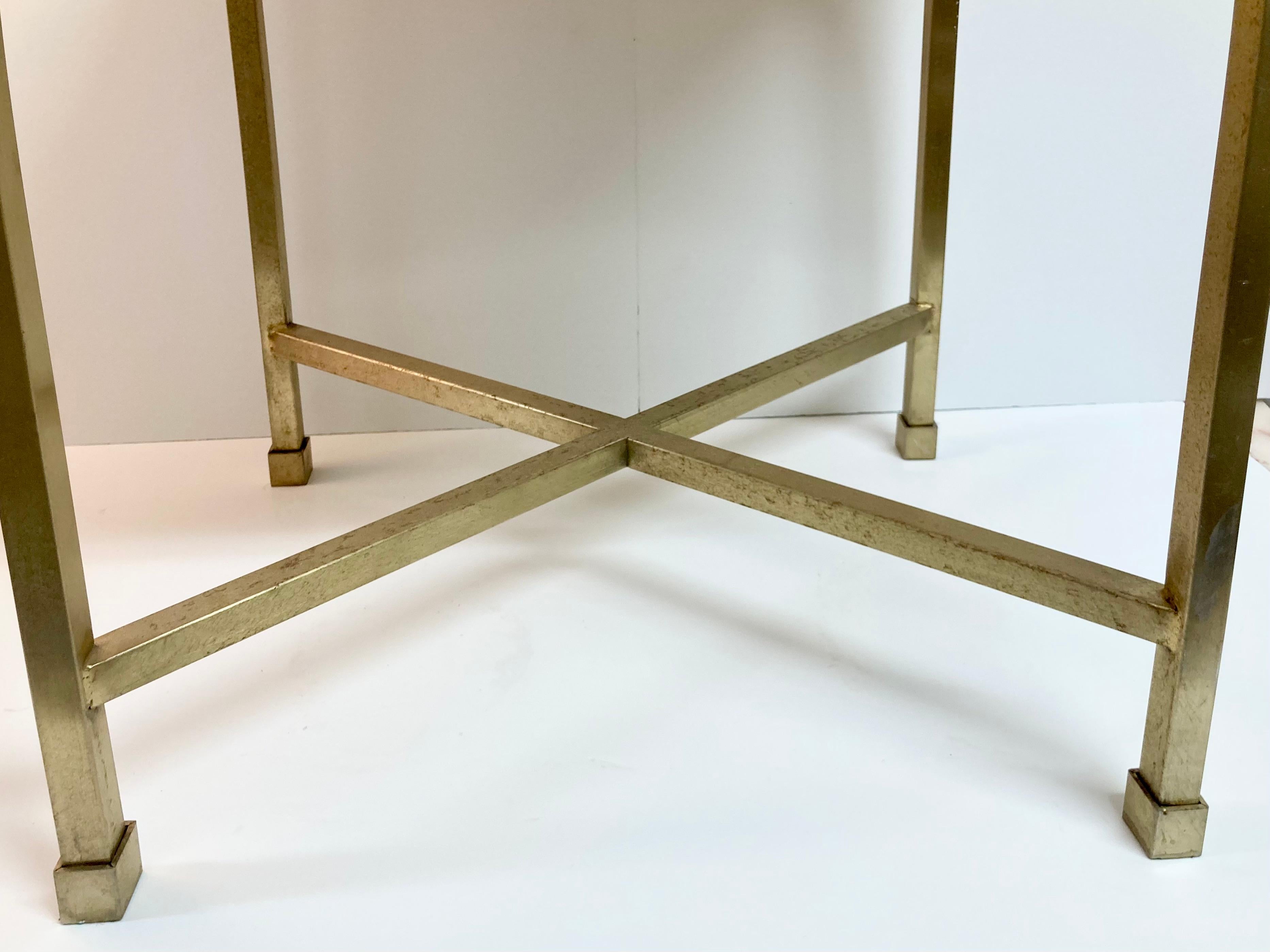 Modern Todd Hase Cocktail Table With Onyx Top 5