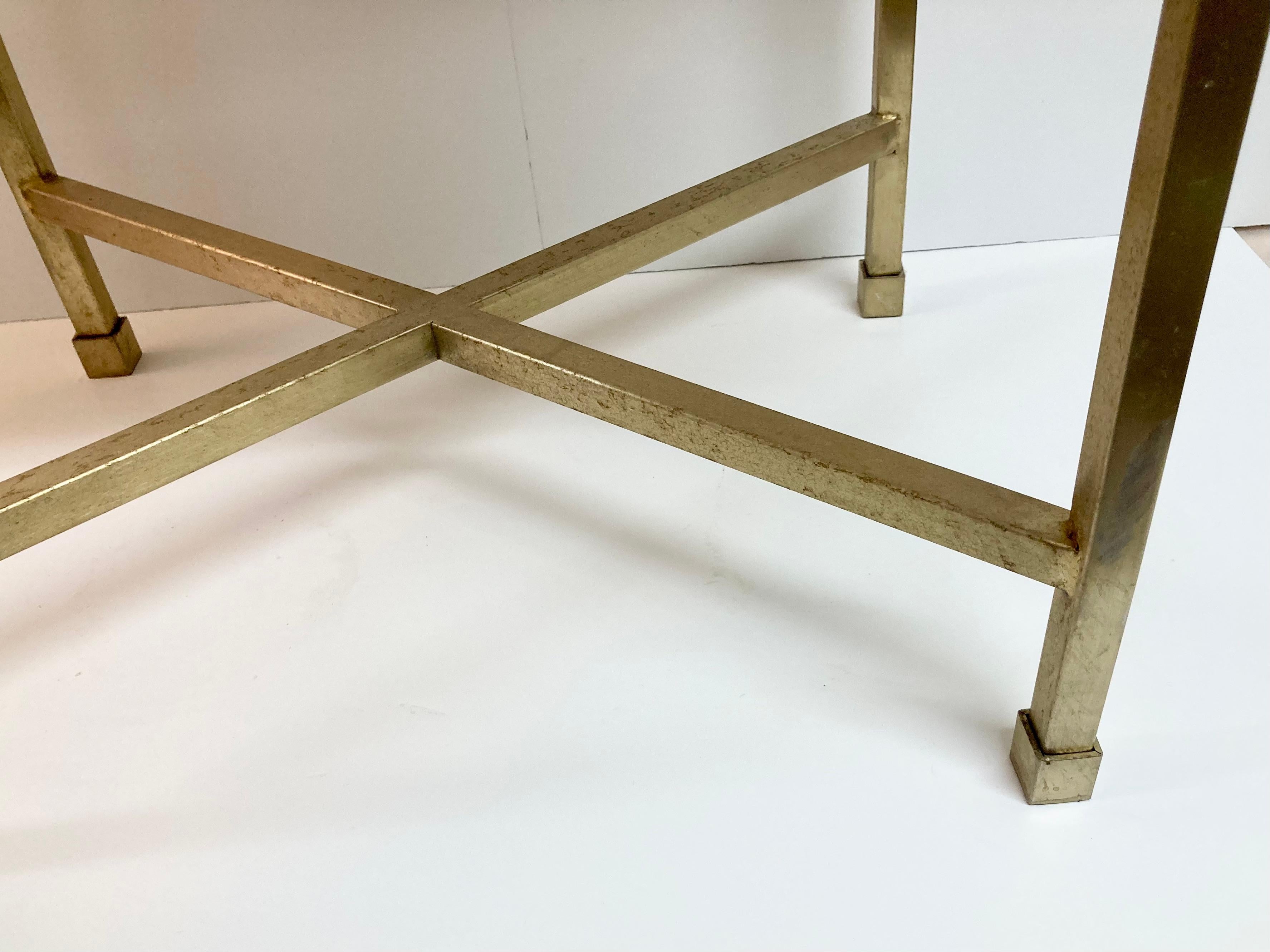 Modern Todd Hase Cocktail Table With Onyx Top 8