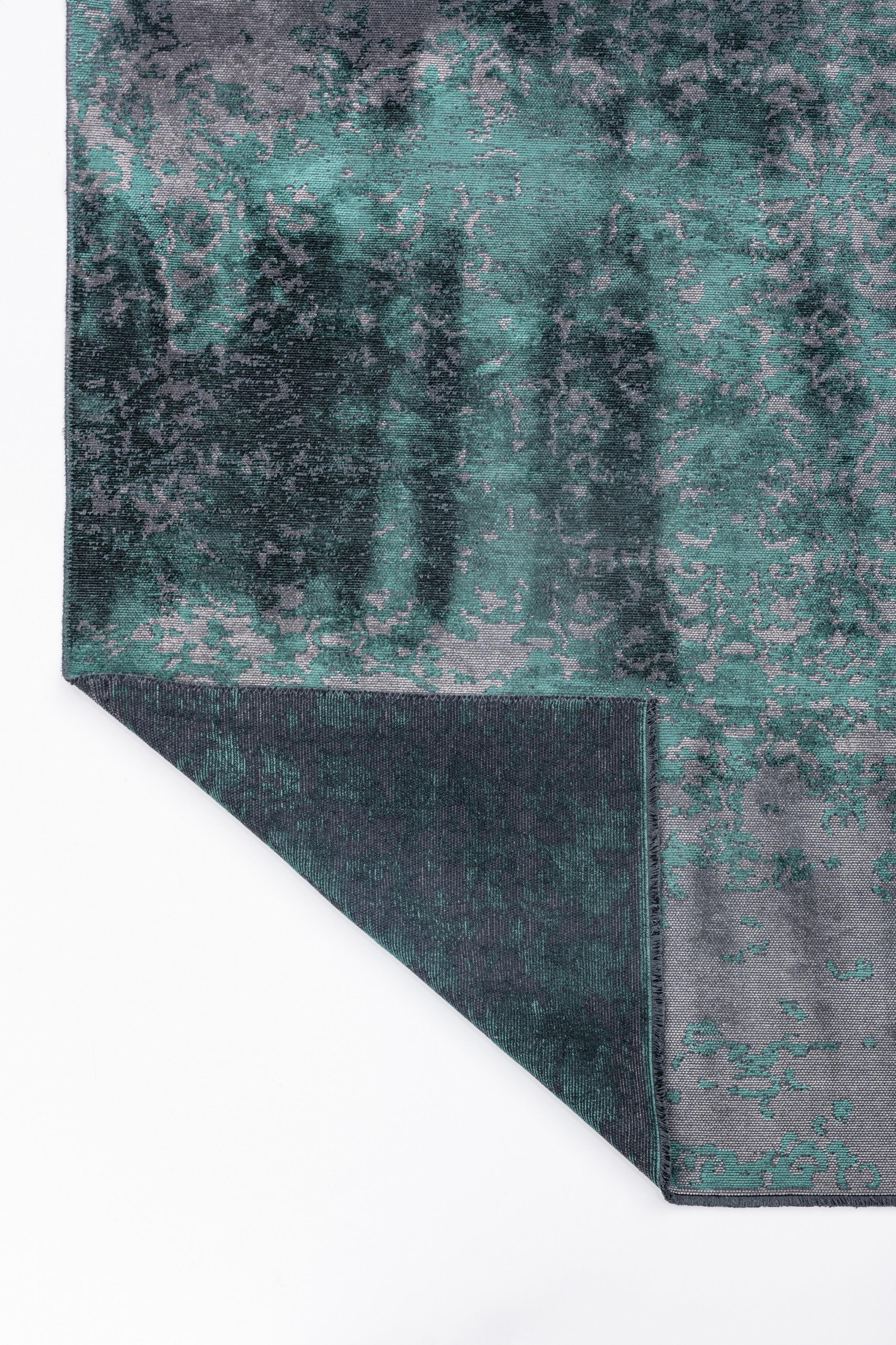 Im Angebot: Modern Toile Luxury Area Rug,  (Grau) 3
