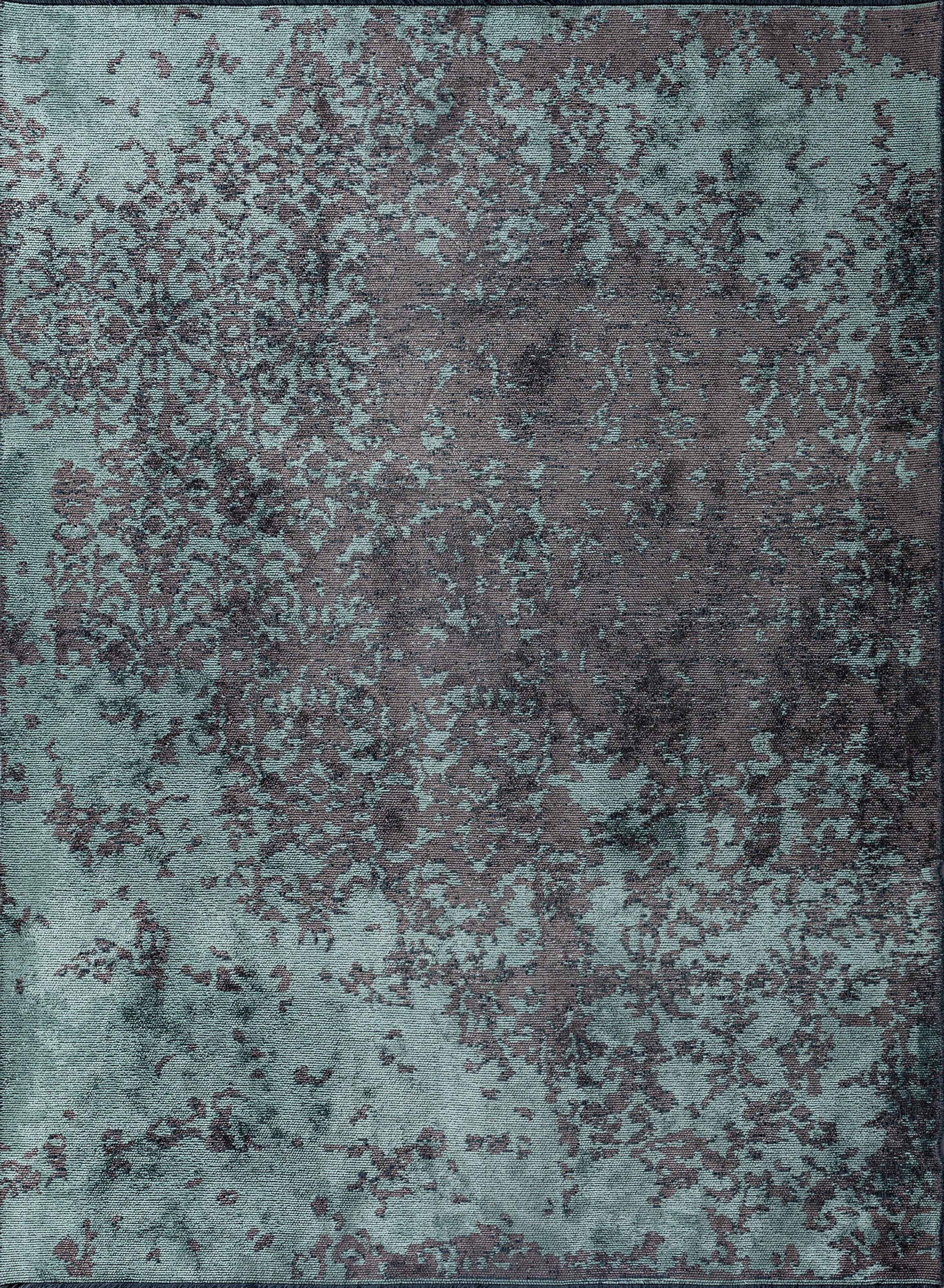 Im Angebot: Modern Toile Luxury Area Rug,  (Grün)