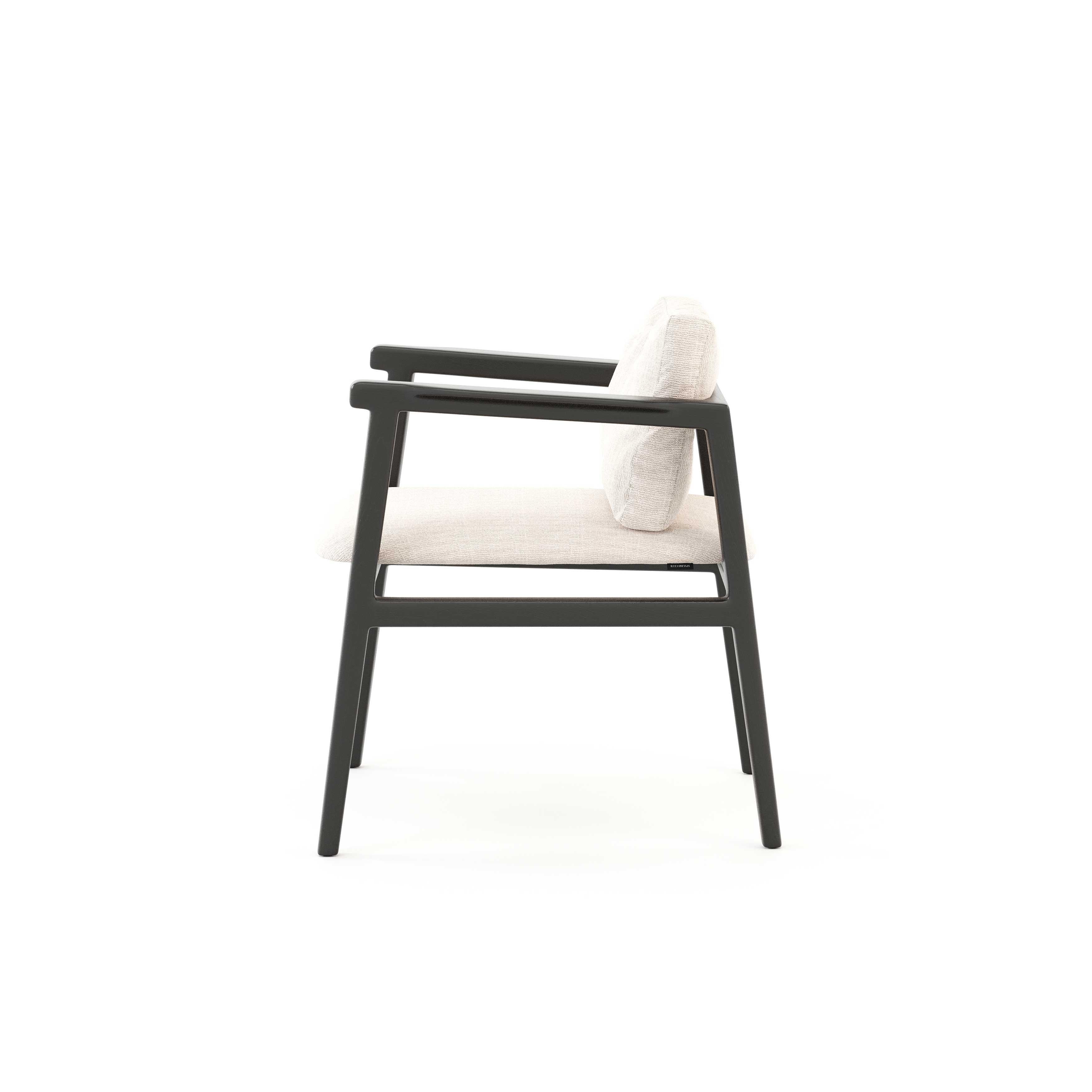 Modern Toro Dining Chair made with wood and textile, Handmade by Stylish Club In New Condition For Sale In Seroa, PT