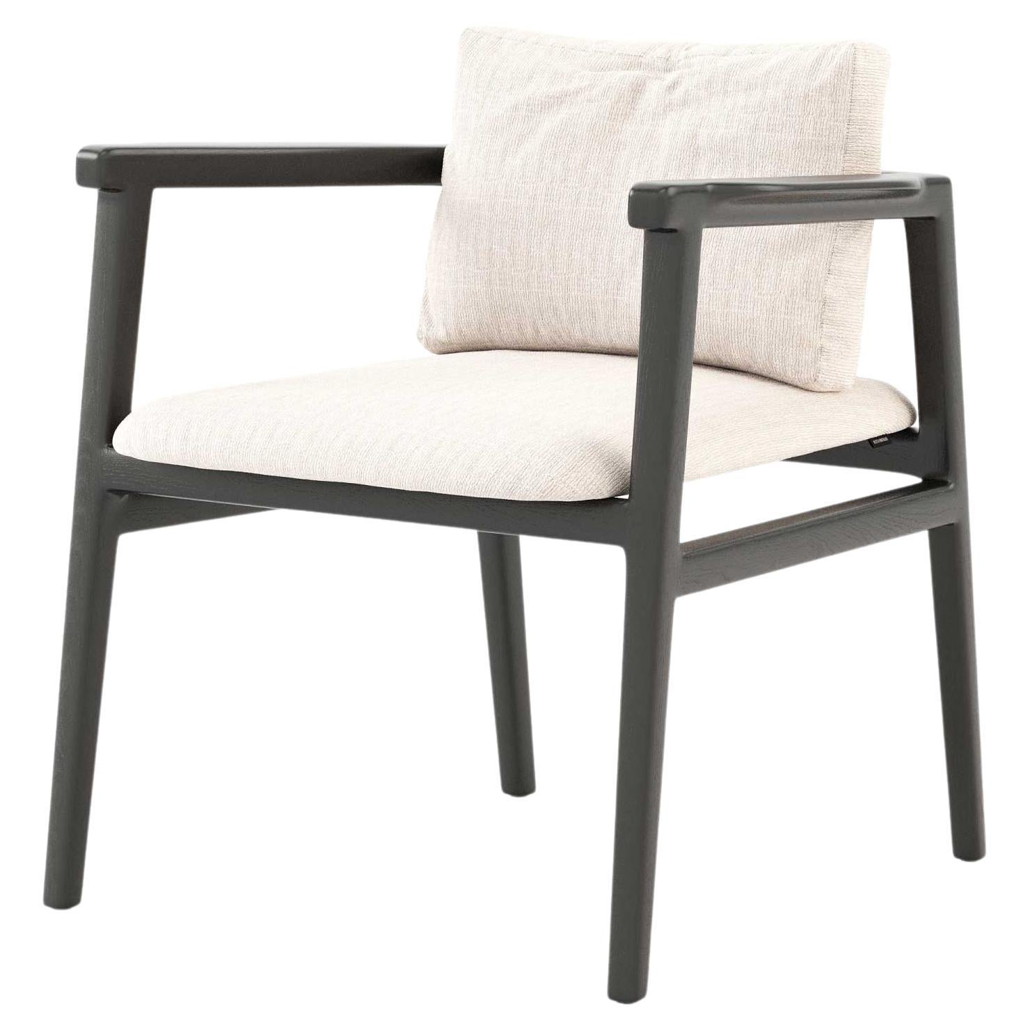 Modern Toro Dining Chair made with wood and textile, Handmade by Stylish Club For Sale