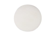 Moderner Toscana-Pouf Ottomane Dedar Beige Chenille Handgefertigt Portugal von Greenapple