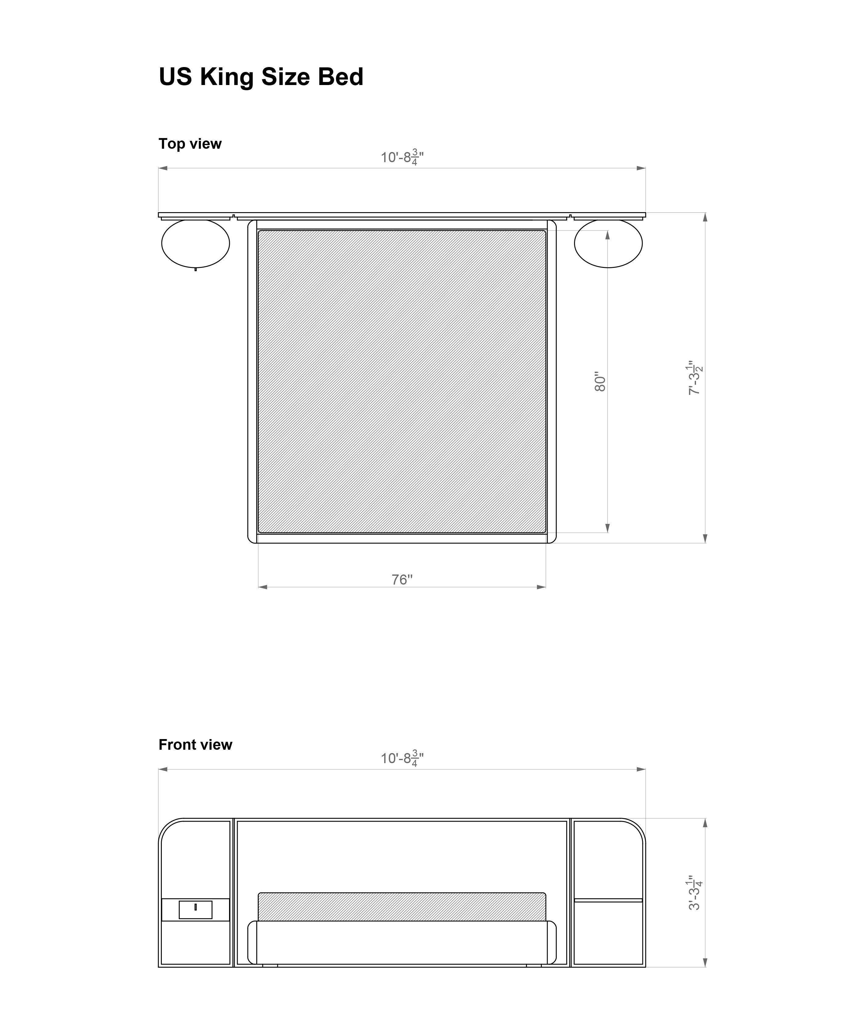 Letto moderno Toscana US Queen Size in pelle viola fatto a mano  Portogallo Greenapple in vendita 5