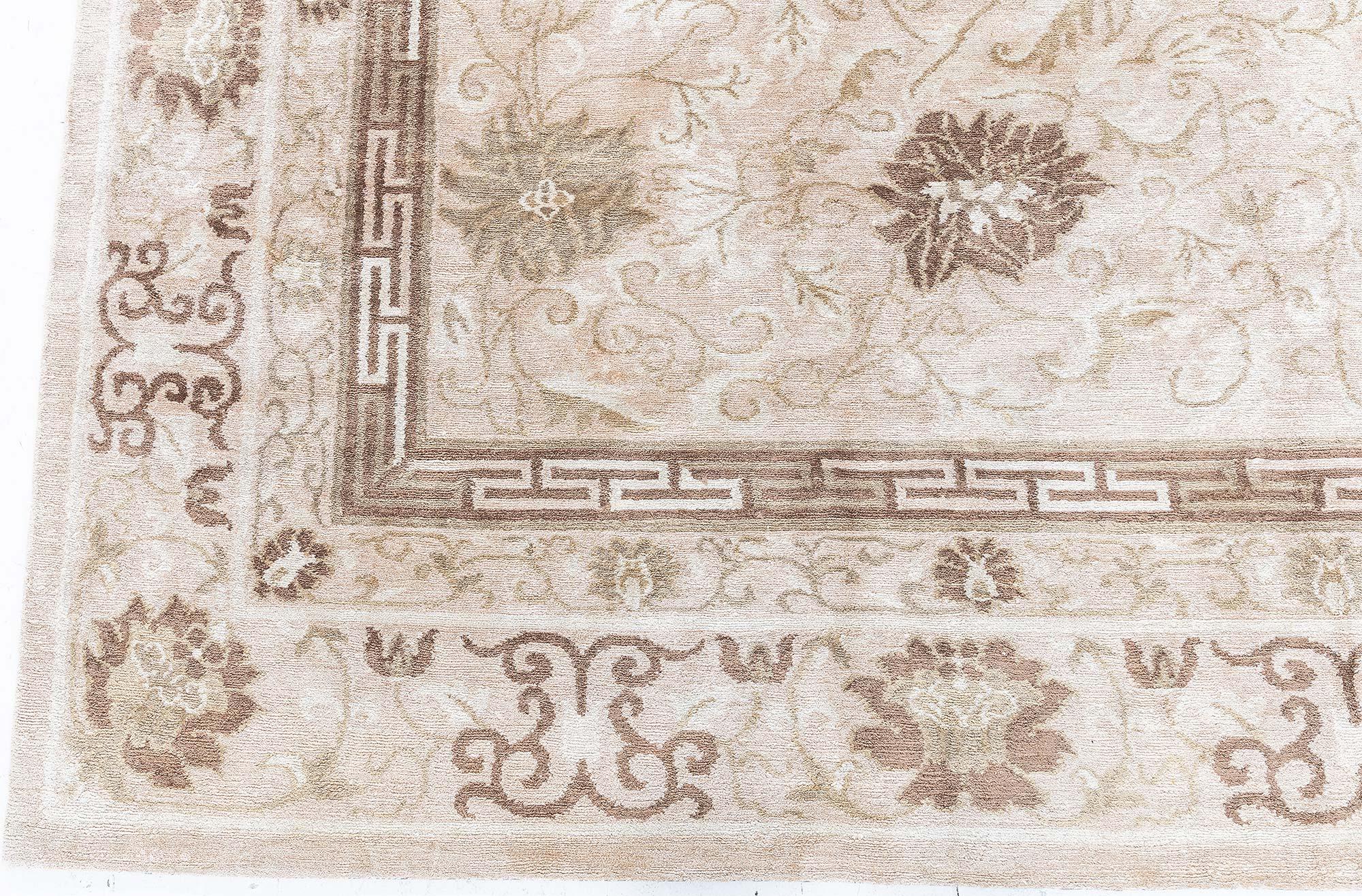 Modern Traditional-Inspired Hand-Knotted Silk Rug by Doris Leslie Blau
Size: 8'0