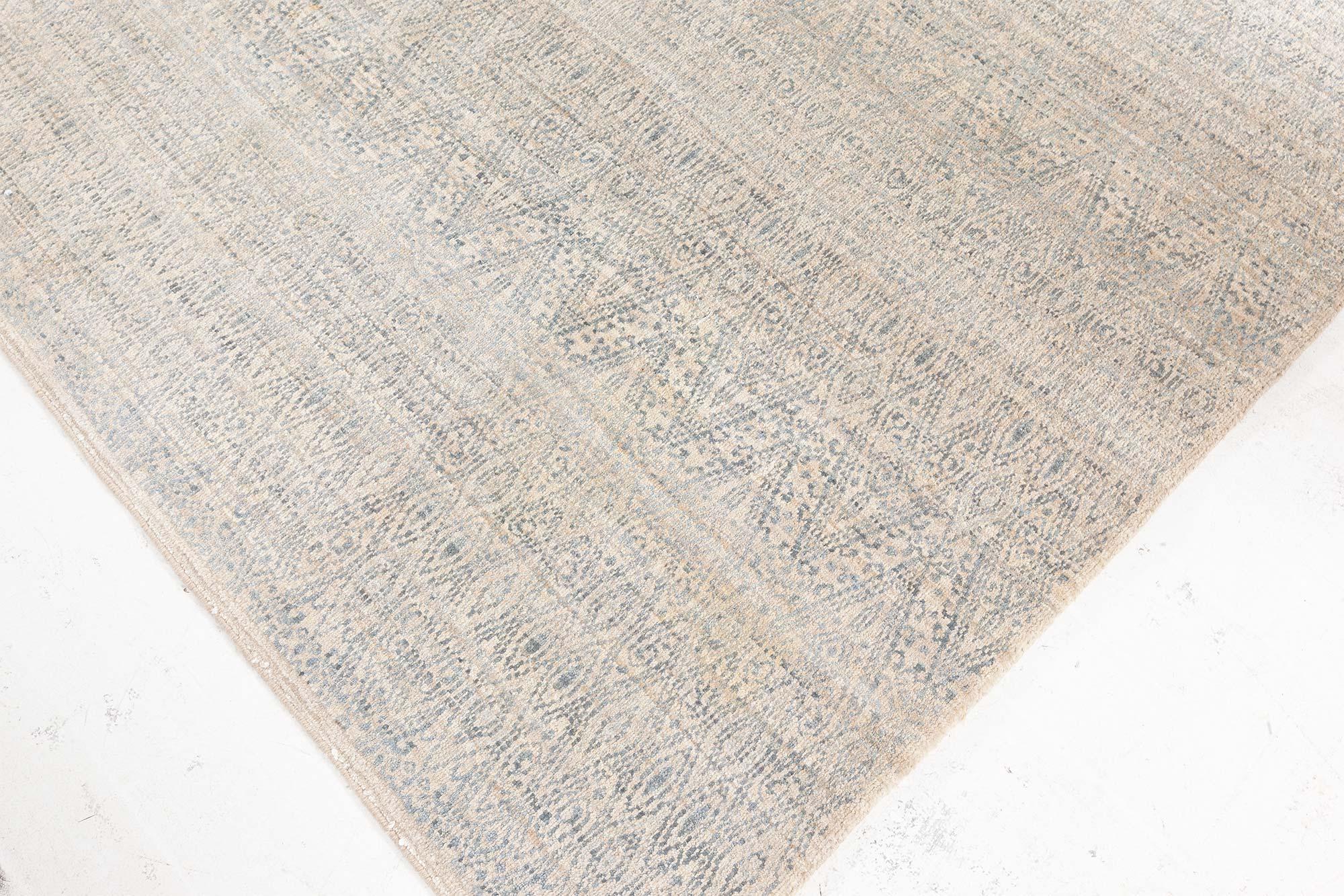 Modern Traditional Inspired Handmade Wool Rug by Doris Leslie Blau In New Condition For Sale In New York, NY