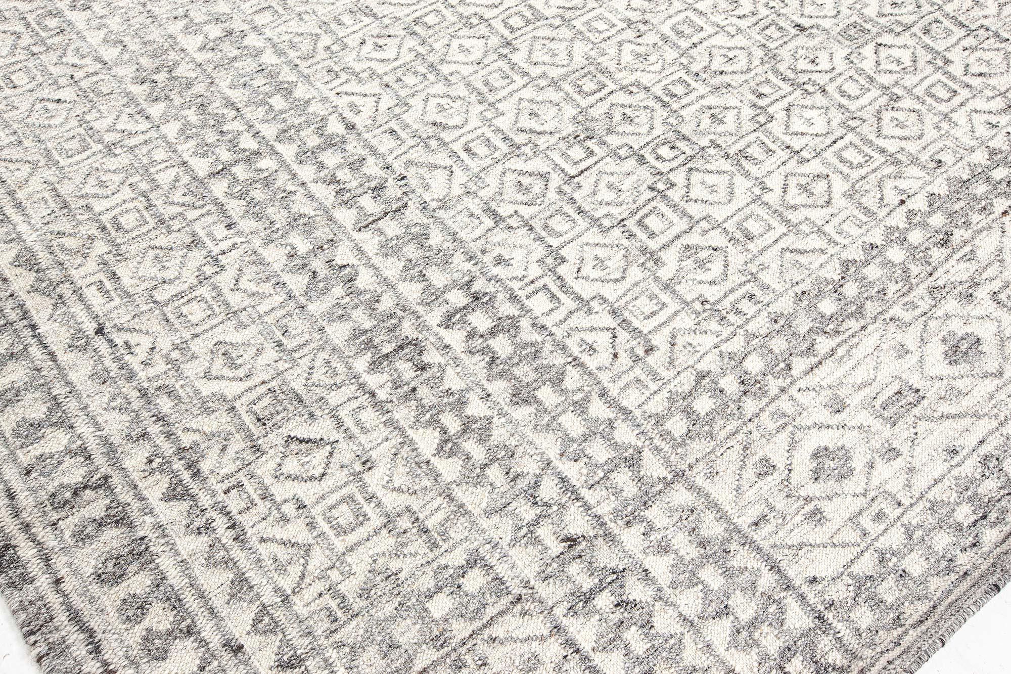 Hand-Knotted Modern Traditional Inspired Rug by Doris Leslie Blau For Sale