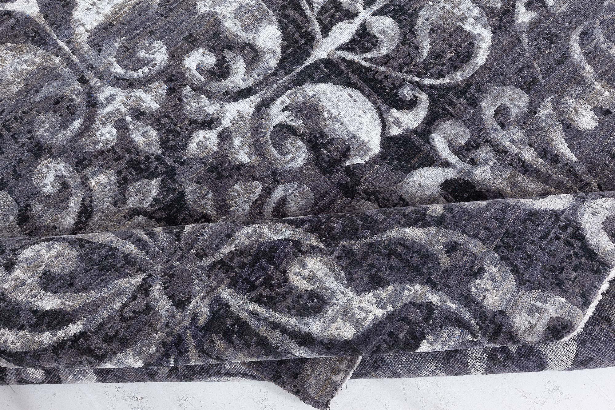 Hand-Knotted Modern Traditional Inspired Rug by Doris Leslie Blau For Sale