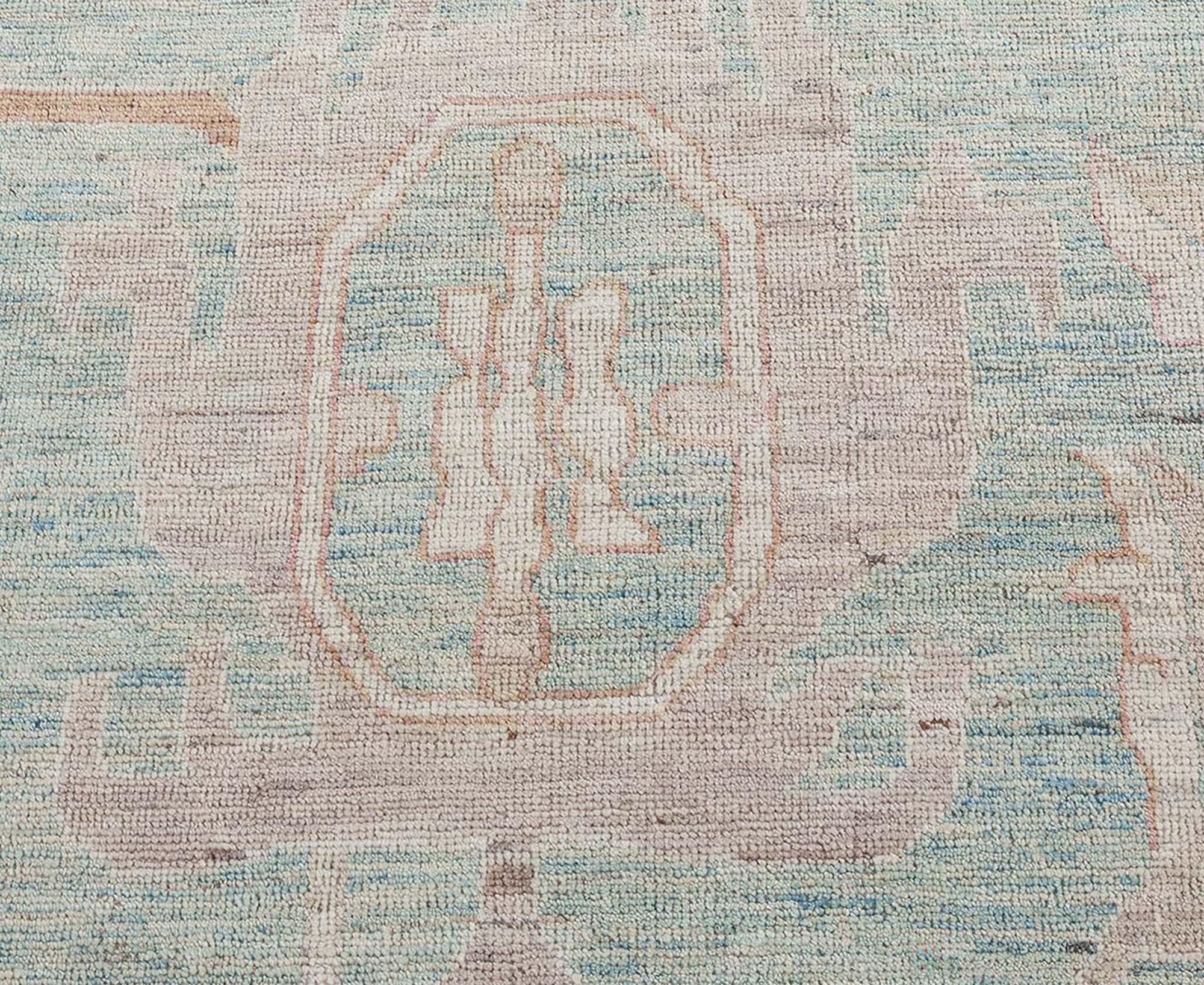 Wool Modern Traditional Inspired Rug by Doris Leslie Blau For Sale