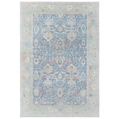 Traditionell inspirierter Teppich von Doris Leslie Blau, Moderne