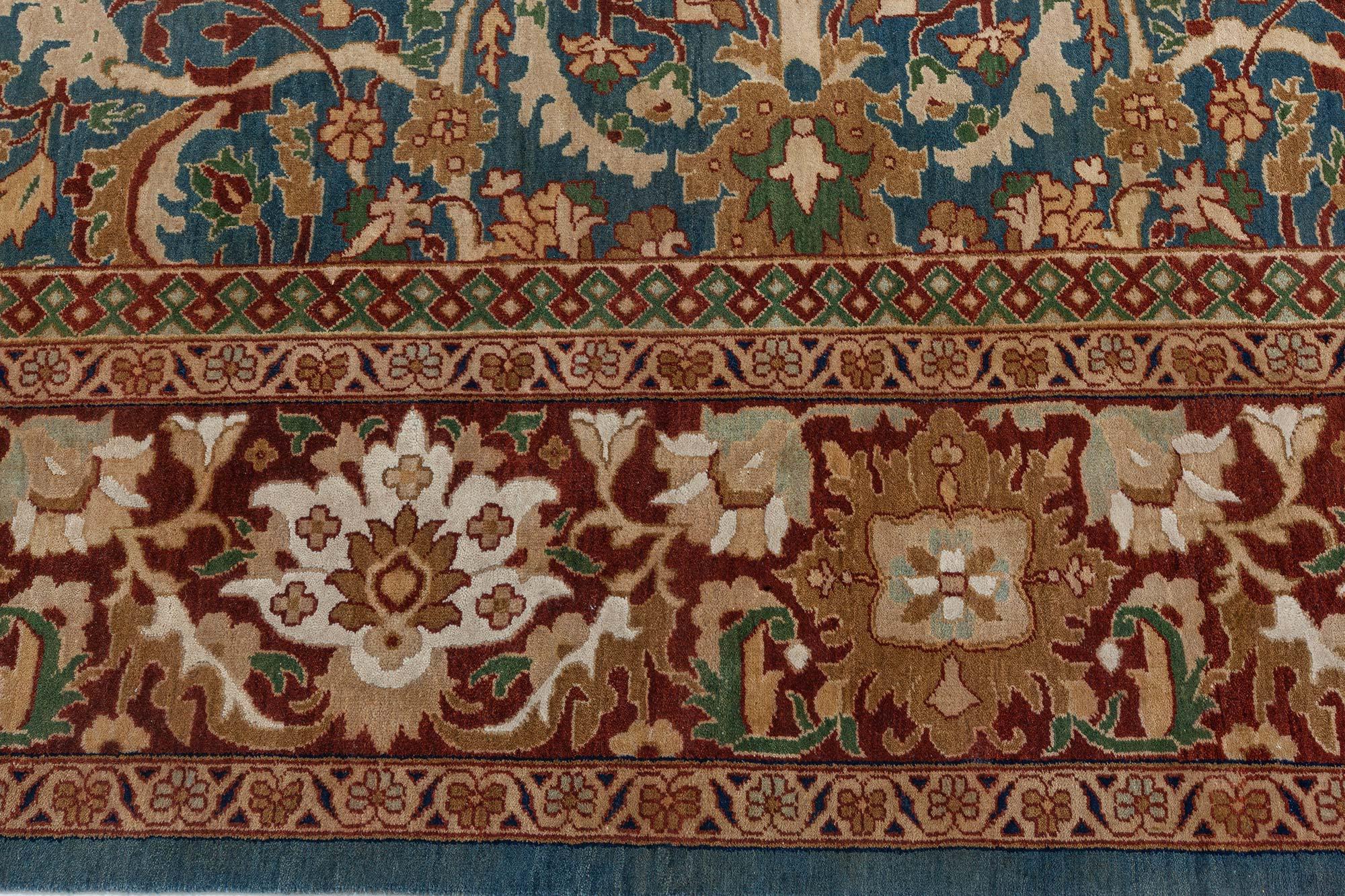 Tappeto Tabriz di ispirazione tradizionale moderna di Doris Leslie Blau
Dimensioni: 12'2